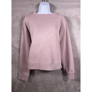 Varley Crewneck Sweatshirt Womens Small Pink Pullover Lounge Athleisure Top